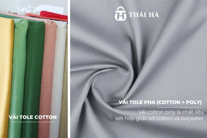 Vải tole có mấy loại?
