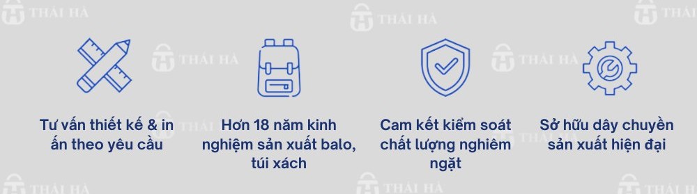 Tiêu chí lựa chọn xưởng may balo theo yêu cầu uy tín
