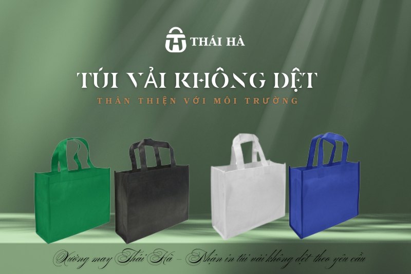 may túi vải không dệt thân thiện môi trường