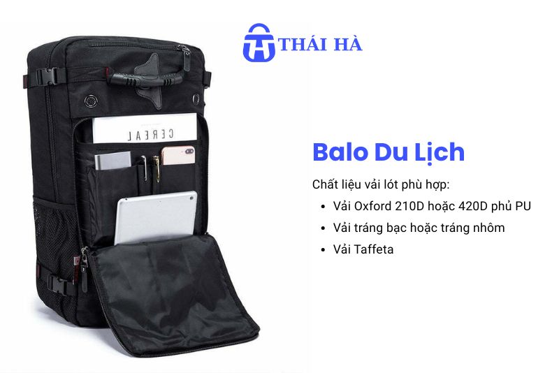 Cách chọn vải lót balo du lịch Cách chọn vải lót balo du lịch