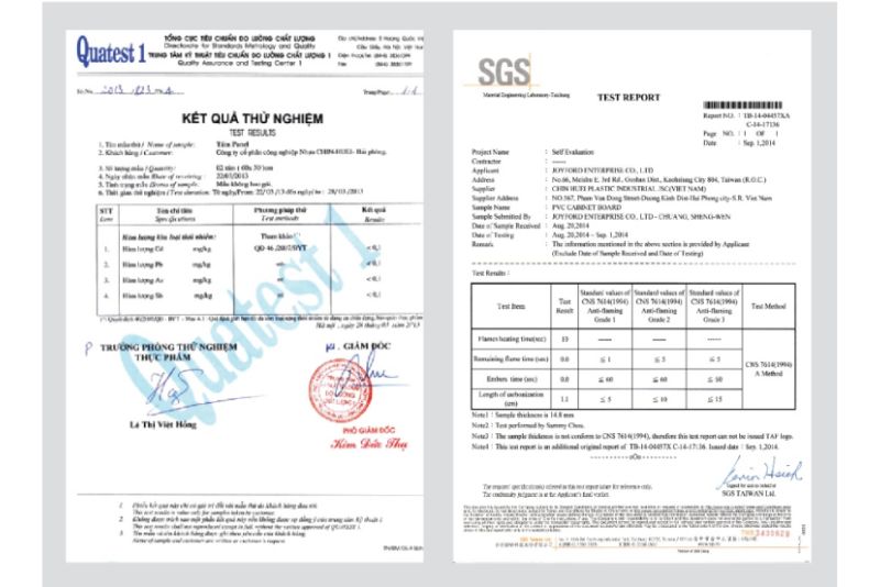 Kiểm định SGS balo