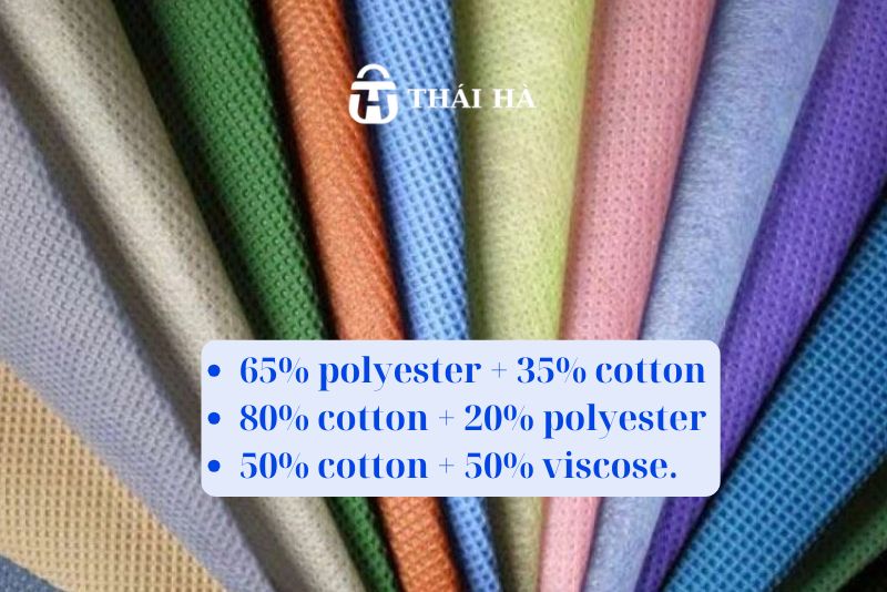 Cấu tạo của vải sợi pha