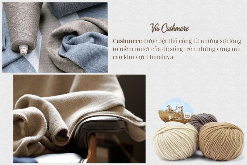Chất liệu vải cashmere là gì