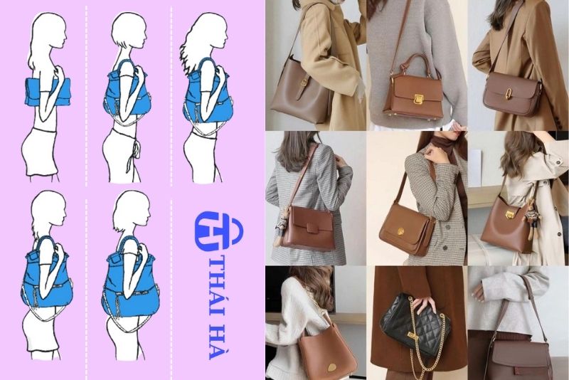 Kích thước túi xách và dáng người