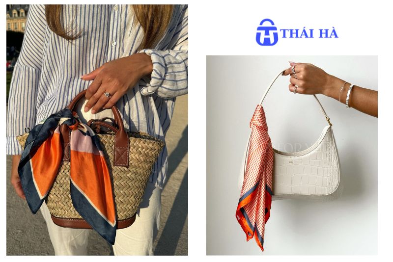 Kiểu thắt nơ đuôi dài buông lơi