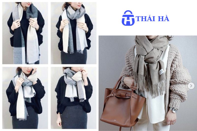Cách thắt khăn quàng cổ kiểu Pháp