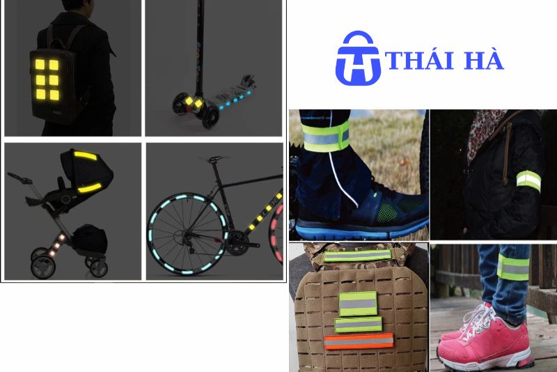 Một số loại miếng dán phản quang balo