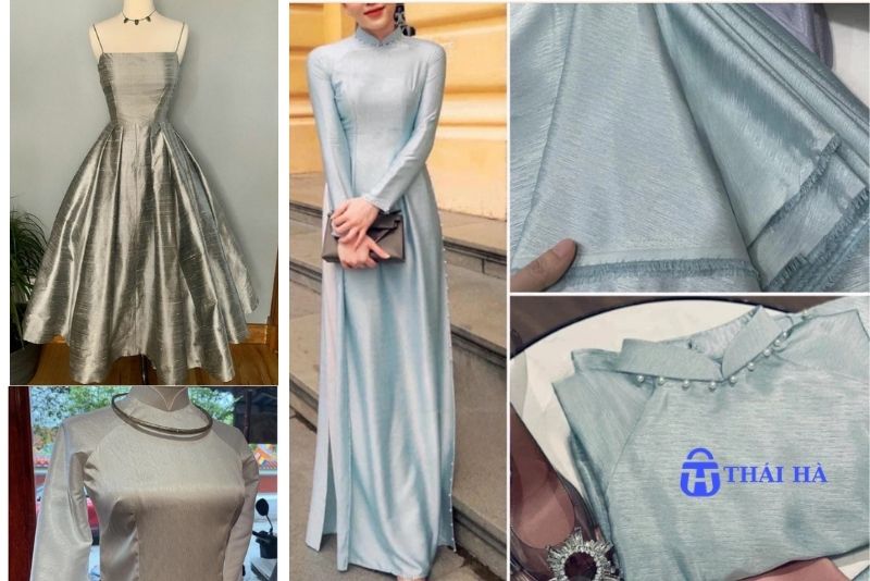 Ứng dụng của vải lụa xước trong thời trang