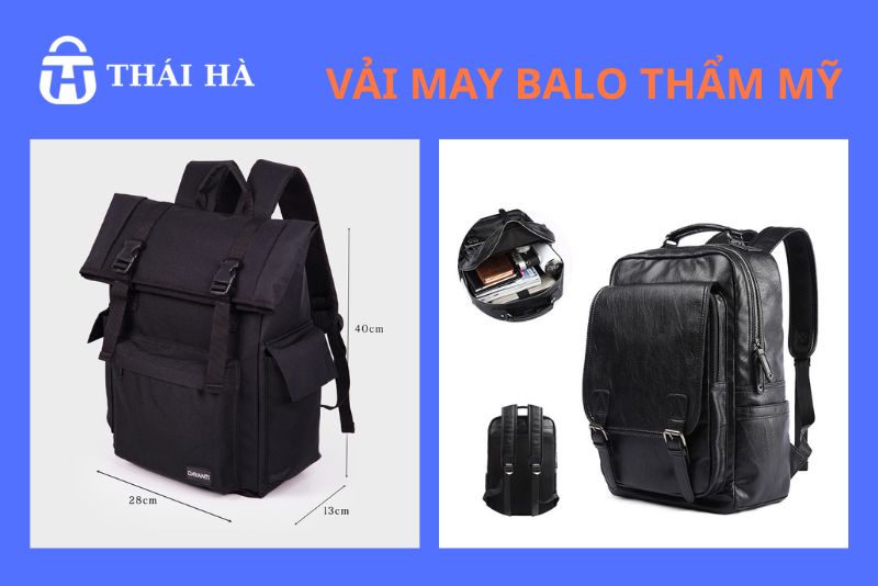 Nhóm vải may balo tthẩm mỹ