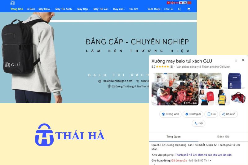 Xưởng may balo túi xách GLU