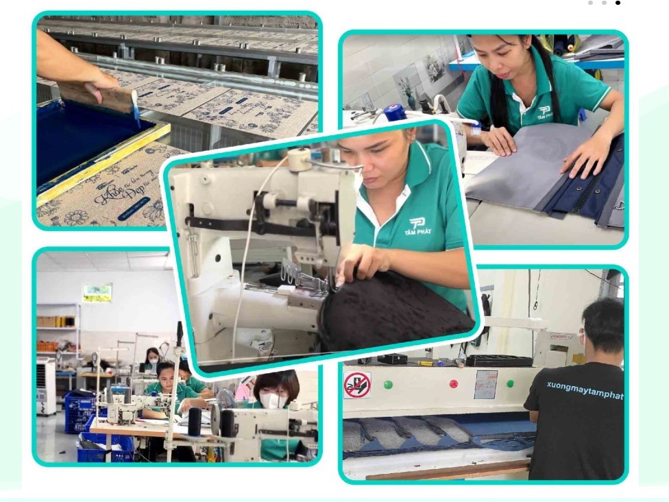 Xưởng may balo Tâm Phát tại quận 12