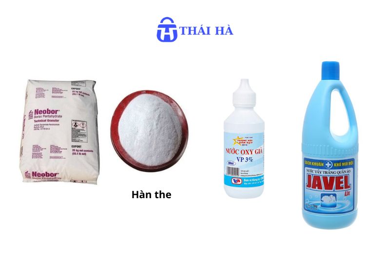 Dùng dung dịch hoá học chuyên sâu để tẩy vết mốc