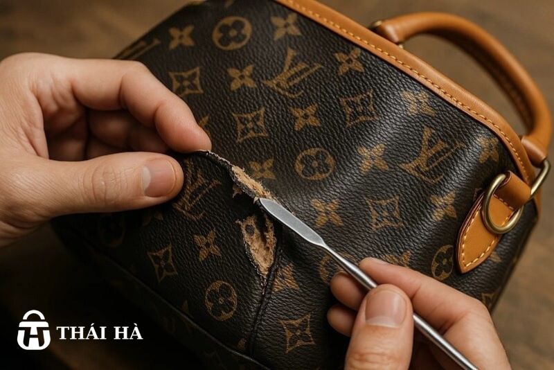 Khi nào nên mang túi bị tróc da đến tiệm phục hồi