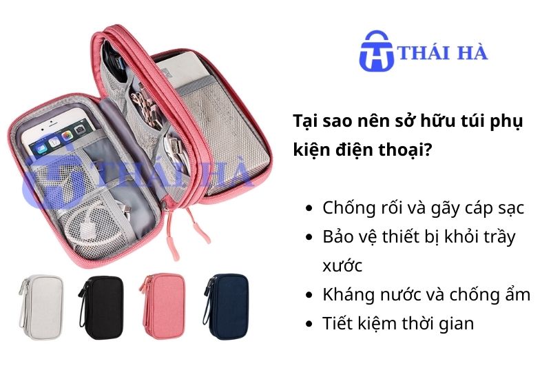 Tại sao nên sở hữu túi phụ kiện điện thoại