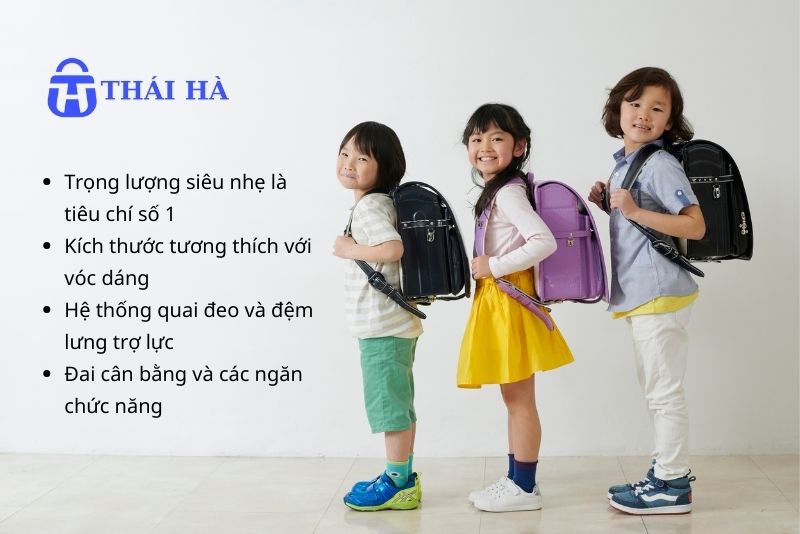 Tiêu chí khi chọn mua balo đi học cho con
