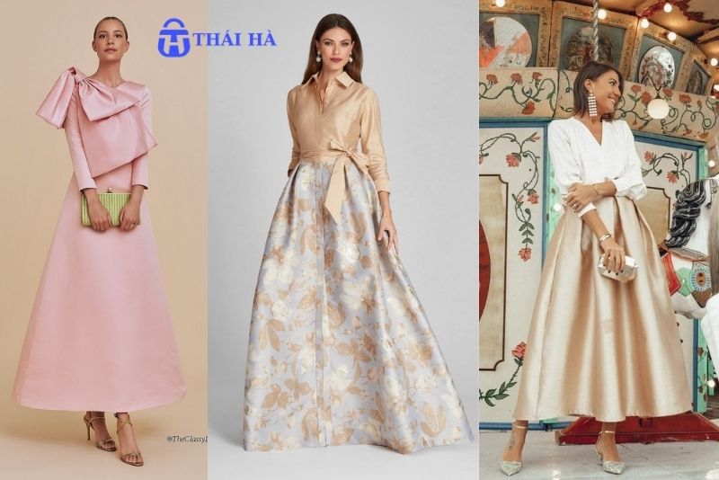 Ứng dụng vải tafta trong thời trang
