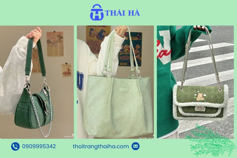 Màu túi tương hợp với mệnh mộc