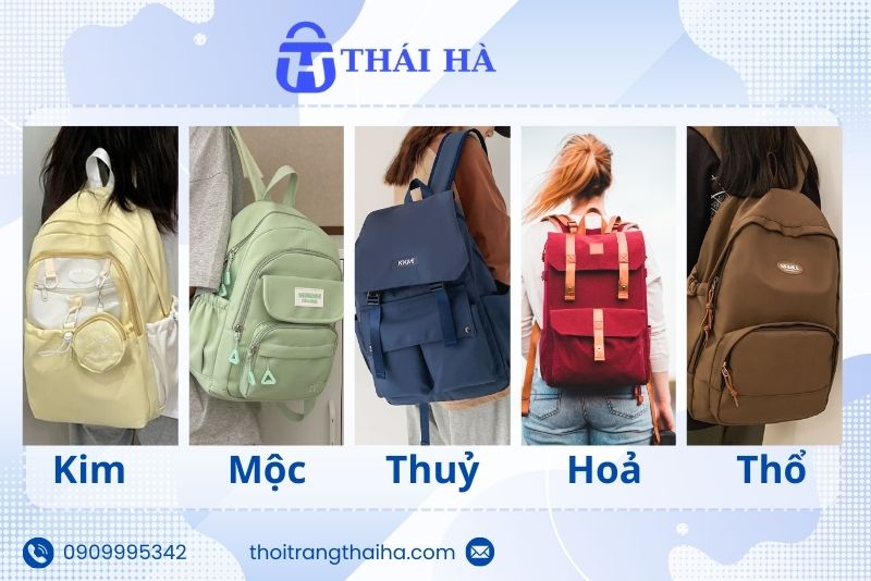 ứng dụng chọn màu balo phong thuỷ theo mệnh
