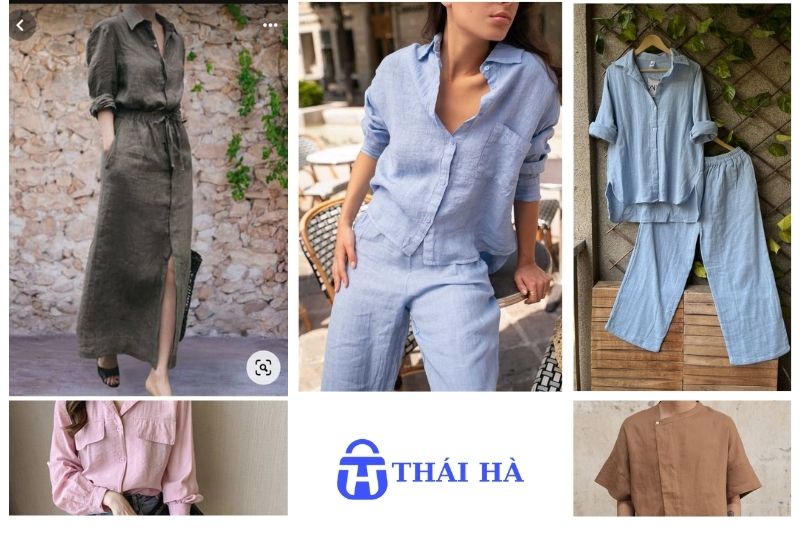 Ứng dụng của vải linen và vải đũi trong thời trang