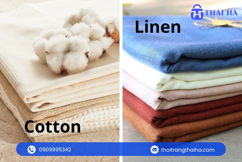 Vải Cotton và vải Linen