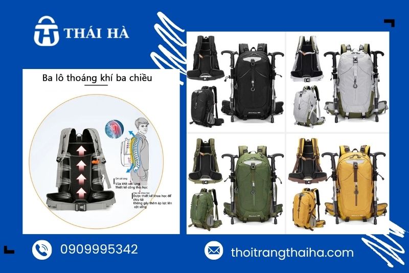 Balo trợ lực trekking leo núi