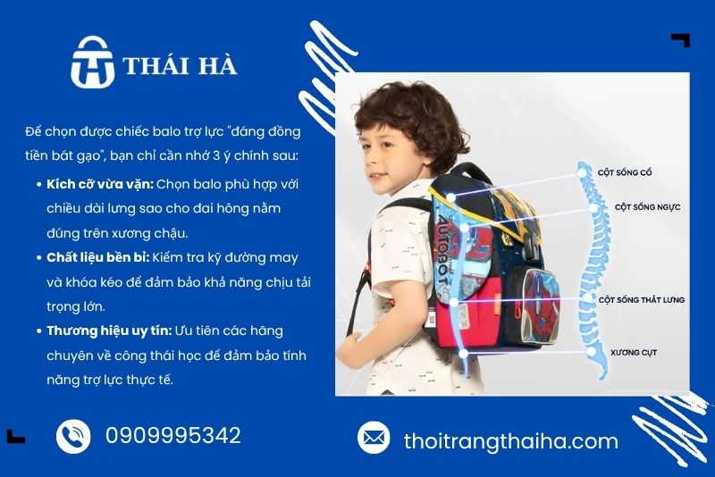 Bí quyết chọn mua balo trợ lực uy tín