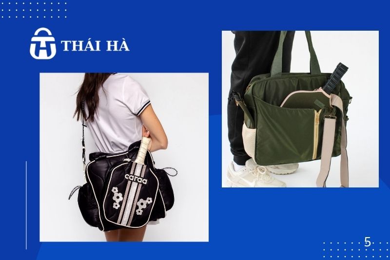 Chất liệu may túi pickleball bằng vải Nylon