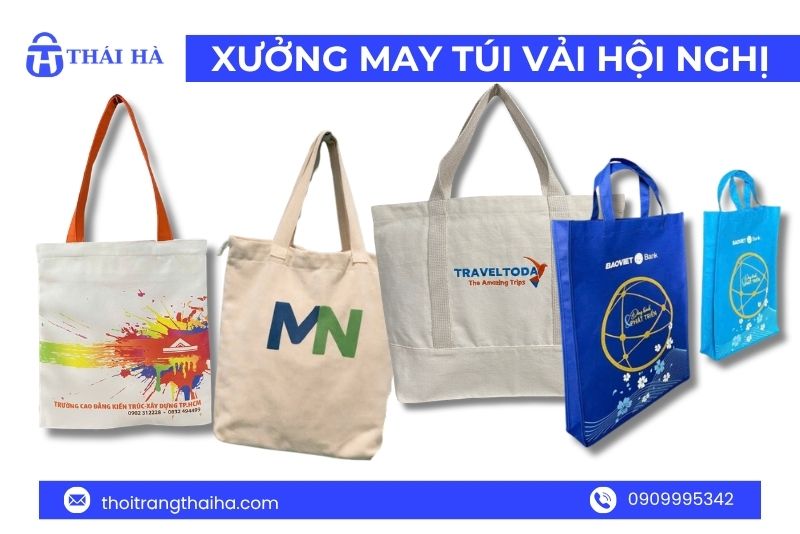 Công nghệ in ấn túi vải hội nghị