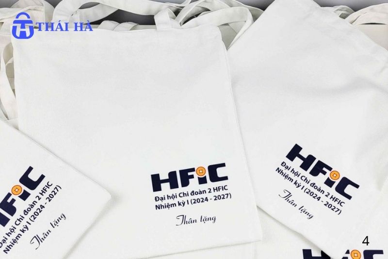 Xem xét mực in và chất liệu túi vải