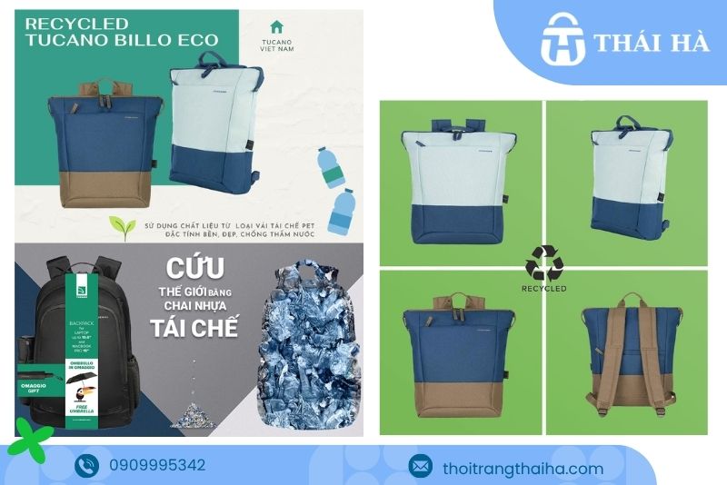 Xu hướng balo nam chất liệu thân thiện môi trường