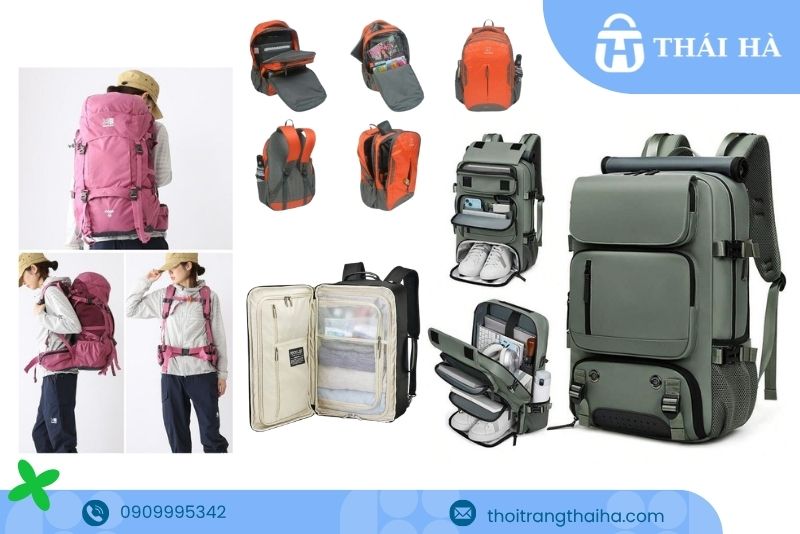 Balo nữ nhiều ngăn và chức năng tiện lợi