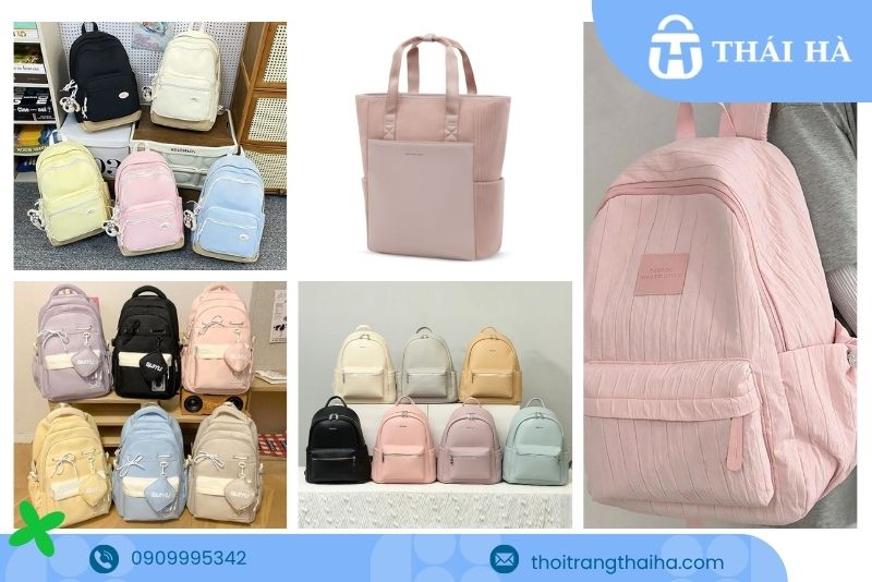 Xu hướng balo nữ gam màu pastel