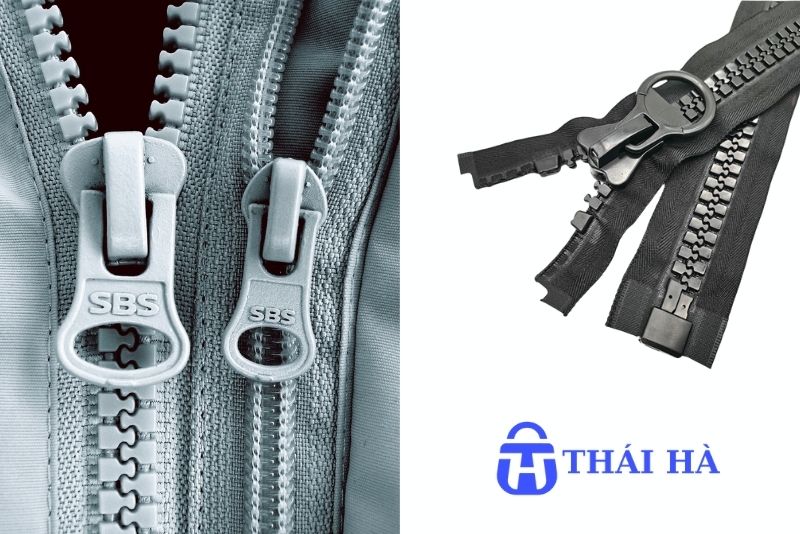 Dây khoá kéo nhựa