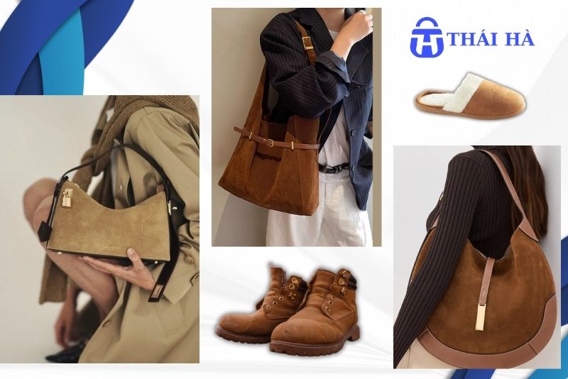 Ứng dụng da lộn trong thời trang