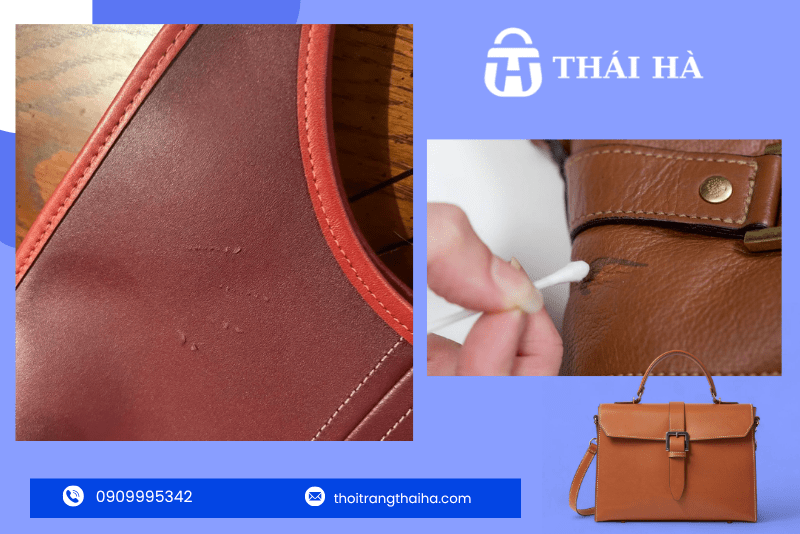 túi da  thường dễ bị  tụi chị xước