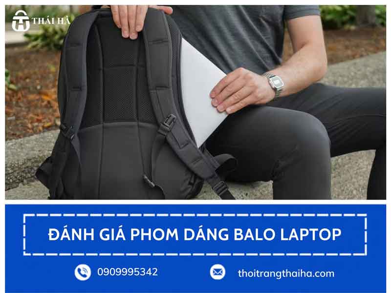 Đánh giá phom dáng balo laptop văn phòng