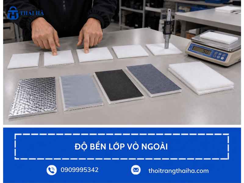 Độ bền lớp vỏ ngoài & Công nghệ ép seam nhiệt chống rò rỉ