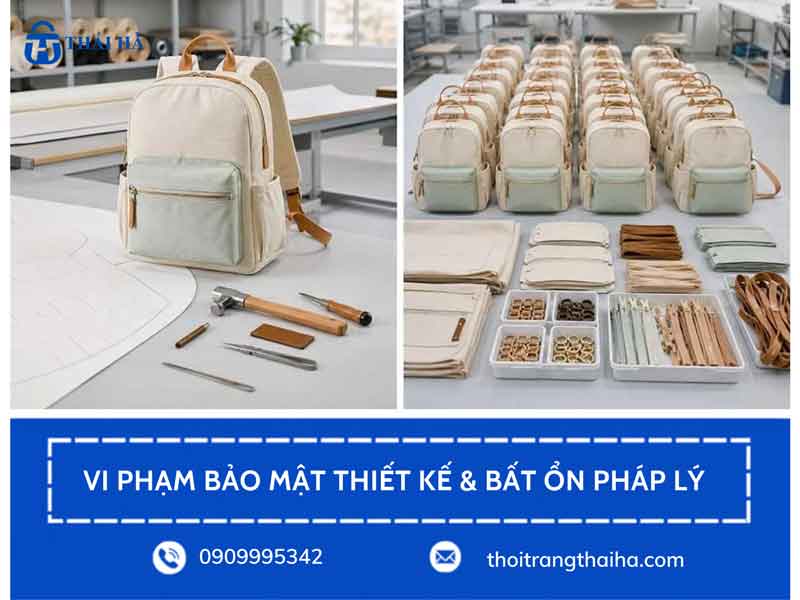 Vi phạm bảo mật thiết kế & Bất ổn pháp lý hợp đồng