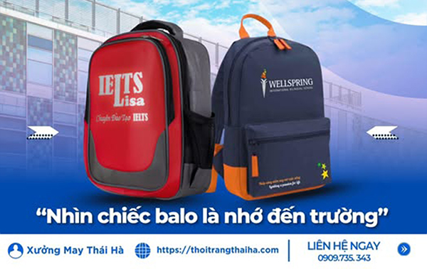 Xưởng sản xuất balo học sinh số lượng lớn theo yêu cầu