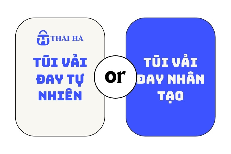 So sánh chi tiết túi vải đay tự nhiên và túi vải đay nhân tạo