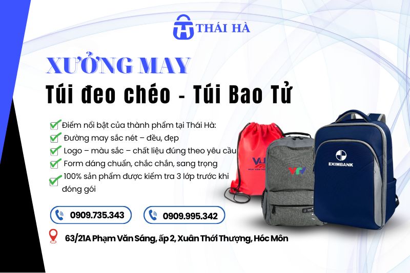 Xưởng sản xuất Túi đeo chéo - Túi Bao Tử uy tín tại TPHCM