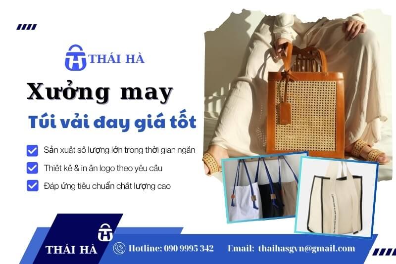 xưởng may túi vải đay theo yêu cầu Thái Hà