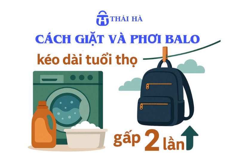 cách giặt balo phổ biến hiện nay