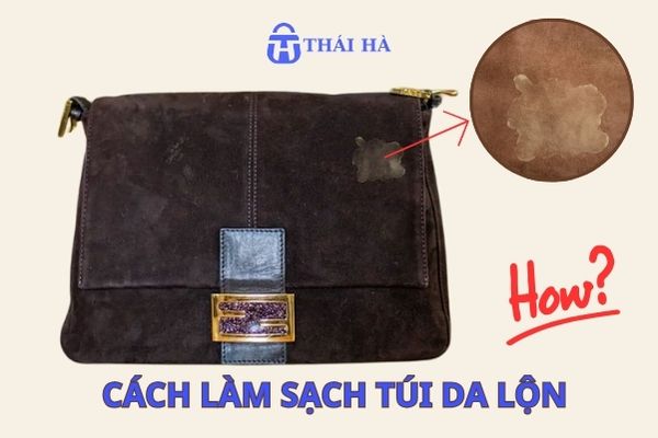 Cách làm sạch túi da lộn
