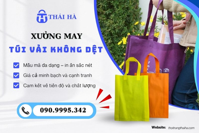 Xưởng may túi vải không dệt số lượng lớn uy tín tại TPHCM