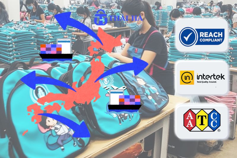 Xưởng may balo đạt chuẩn xuất khẩu