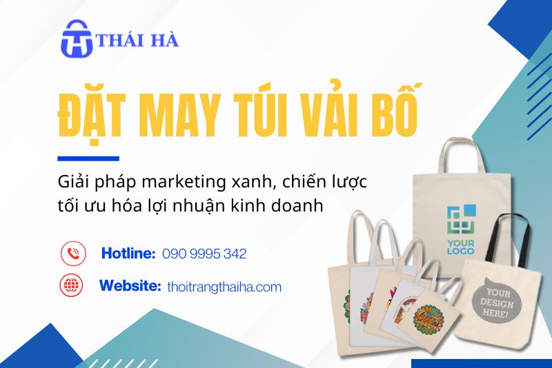 Đặt may túi vải bố