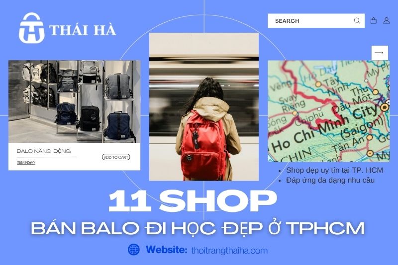 Shop bán balo đi học đẹp ở TPHCM