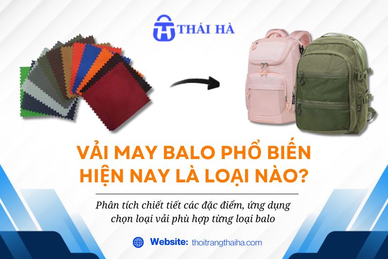 Vải may balo phổ biến