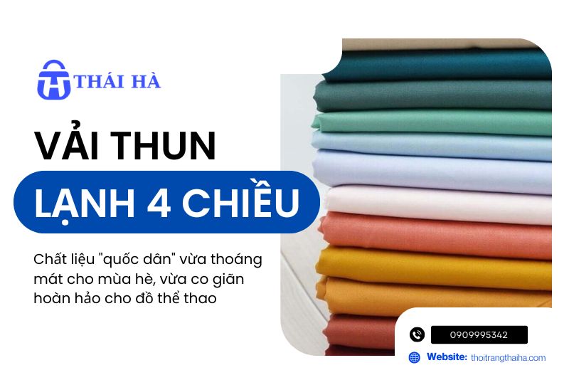 Vải thun lạnh 4 chiếu
